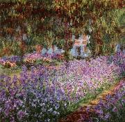 Iris Bed in Monet-s Garden Claude Monet